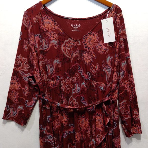 NWT - XXL - 3/4 Sleeve Knit Maternity Dress - Ingrid & Isabel - Picture 3 of 5